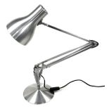 An Anglepoise burnished metal table lamp, type 75, 80720.