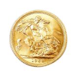 An Elizabeth II gold sovereign 1968, 8.0g.