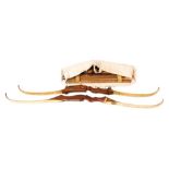 A Marksman Archery Products Sherwood Forest Bowcraft bow, marked Forest Night 68, 4047, 36 at 28, fu