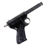 A Diana Mod 2 starter pistol, with a black moulded plastic handle.