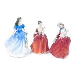 Three Royal Doulton figures, comprising Rebecca, figure of the year 1998, HN4041, with certificate,