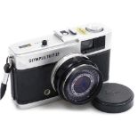 An Olympus Trip 35 camera with a 40mm lens, number 3838189.