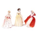 Three Royal Doulton figures, comprising Mary, The Peggy Davis Collection, HN3903, with certificate,