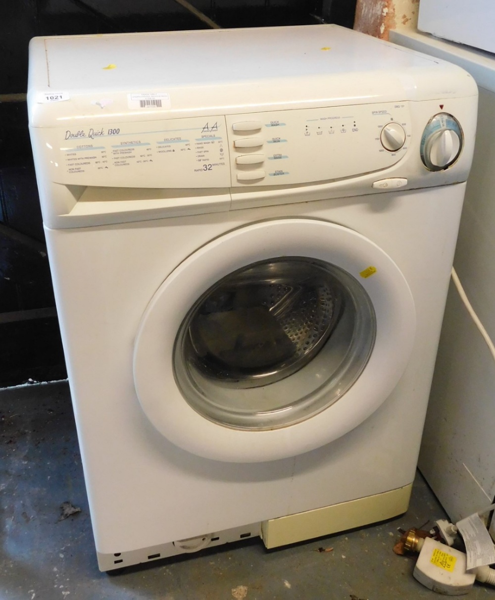 A Candy Double Quick 1300 washing machine, DEQ131. Buyer Note: WARNING! This lot contains untested o