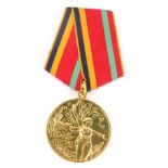 A USSR 30th Anniversary WWII Victory Medal, Government Issue, featured in the back of the catalogue.