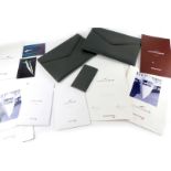 British Airways Concorde memorabilia, comprising a brochure, wine list, menu, stationery, postcard a