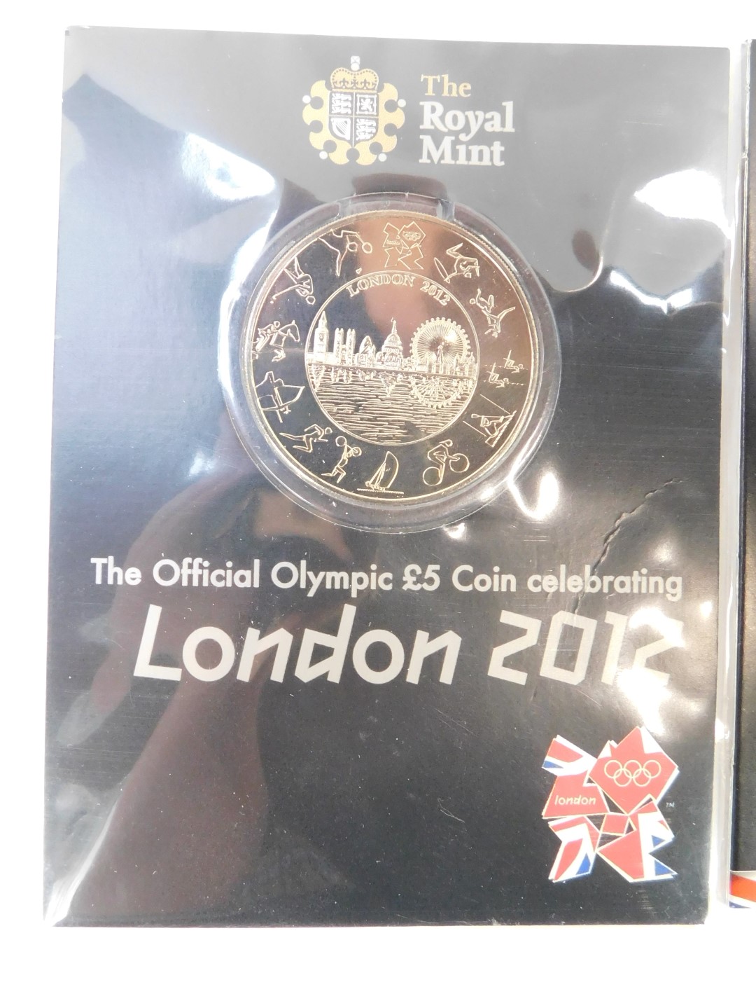 Three Royal Mint Countdown to London 2012 Olympics five pound coins 2011, together with a Royal Mint - Image 5 of 5