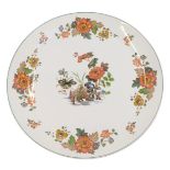 A Wedgwood Eastern Flowers pattern pottery circular platter, printed mark, 42cm wide.