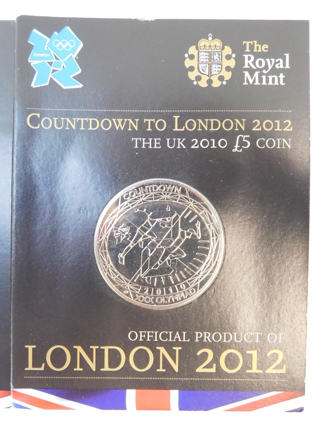 Three Royal Mint Countdown to London 2012 Olympics five pound coins 2011, together with a Royal Mint - Image 2 of 5