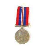 A WWII War Service Medal 1939-45, with ribbon, boxed.