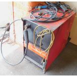 A Transmig 110 welder, with accessories.