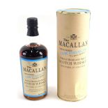 A bottle of the Macallan cask strength unfiltered single Highland Scotch whisky, 59.2% volume cask n