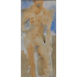 Penny (20thC). Nude figure, watercolour, signed, 27cm x 14cm.