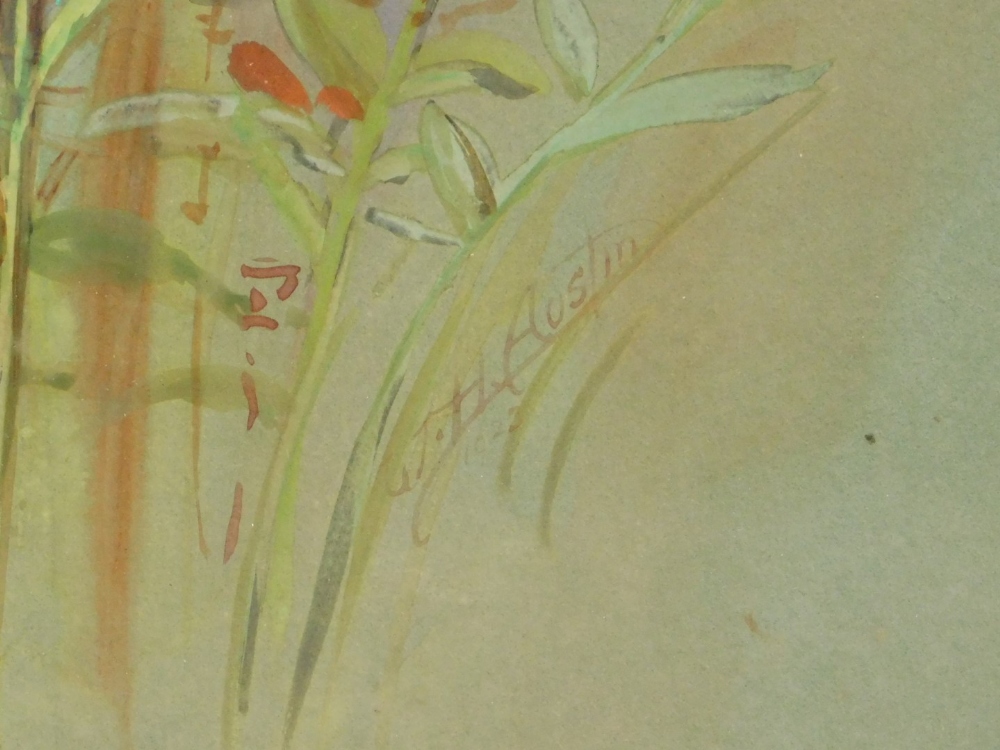 Walter Harold Austin (1891-1971). Summer flowers, watercolour, signed, 47cm x 28cm. Austin was a Roy - Image 3 of 4