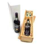 Two bottles of vintage port, comprising a bottle of Fonseca bin no.27, in box, and a bottle of The S