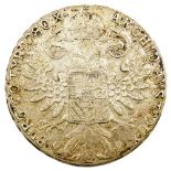 A Maria Theresa Thaler silver coin, 1780.