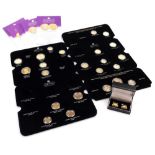 Her Majesty's Jubilee Coinage Diamond Edition coin set, bi-colour, together with two coins from The