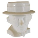 A Bing Crosby ceramic head, 27cm high.