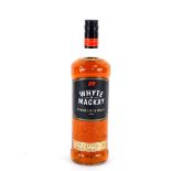 A bottle of Whyte & Mackay Scotch Whisky, 1 litre.