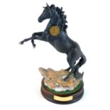 A Beswick Ware Cancara The Black Horse Beswick Centenary matt figure, modelled by J G Tongue, stampe