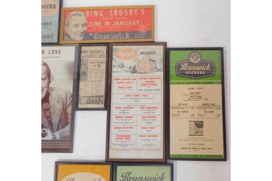 A collection of Bing Crosby artist posters and advertising boards, to include Paramount Services, An - Image 3 of 5