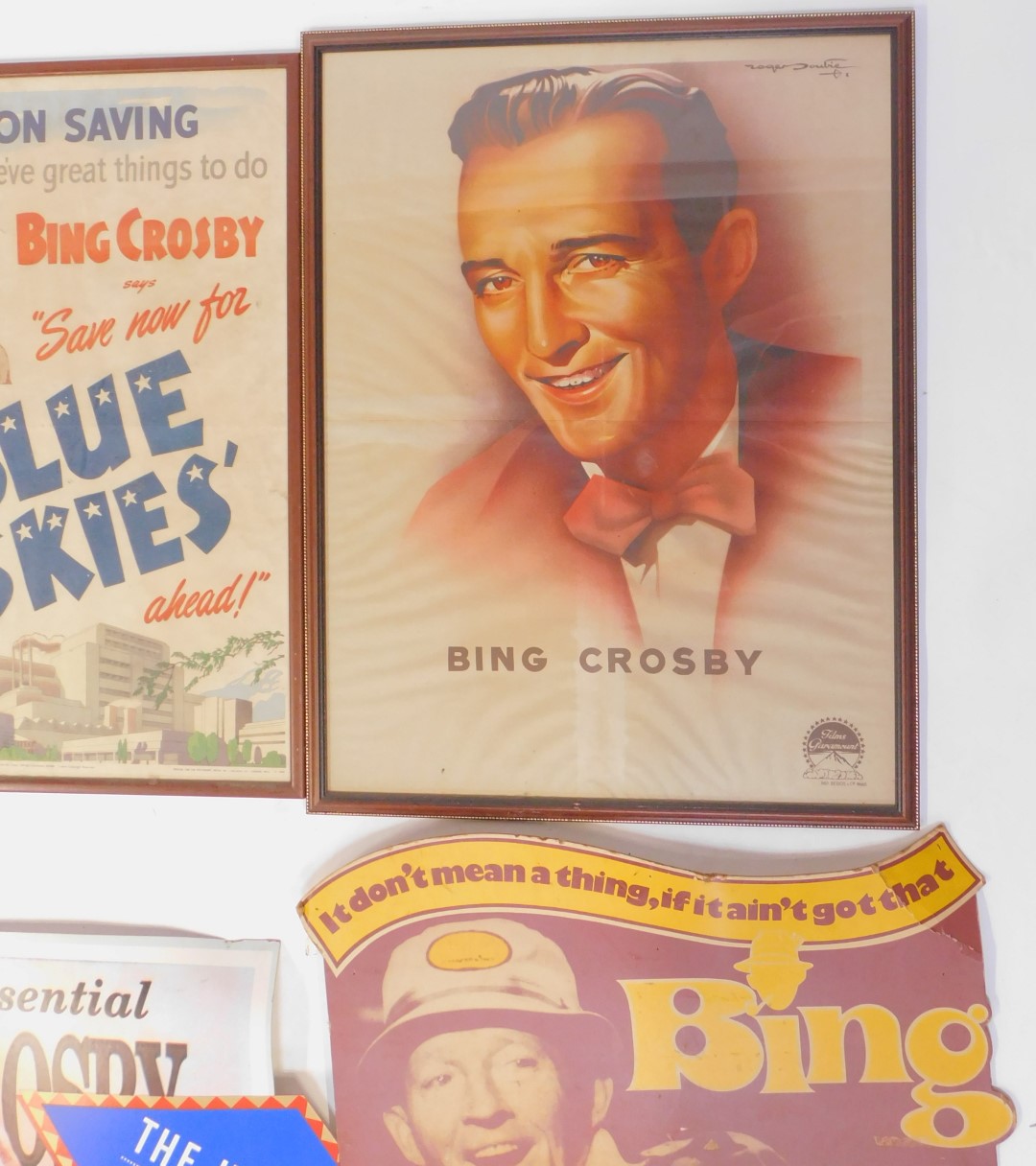 A collection of Bing Crosby posters, to include advertising 'Keep on Saving We've Great Things to do - Image 6 of 6