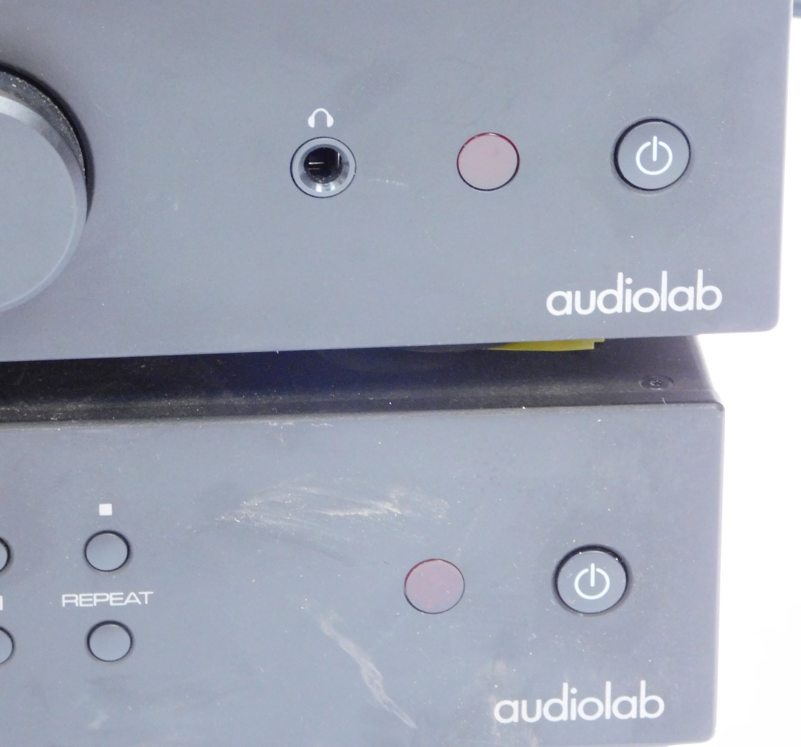 Audiolab hi-fi, comprising a 6000A and 6000CDT receiver, serial no AH007101CCA5355 and AH007801CJA57 - Image 3 of 4