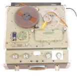 A Ferrograph portable reel-to-reel player. WARNING! This lot contains untested or unsafe electri