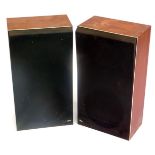 A pair of Bang & Olufsen Beovox S60 speakers, each in a wooden case, HTS60, serial no 1379063, 58cm