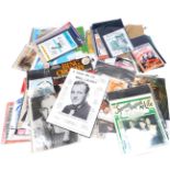 A collection of Bing Crosby magazines, to include Picture Goer, film posters with Bing in a starring