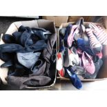 A quantity of lady's shoes, boots, sandals, slippers, etc. (1 shelf)