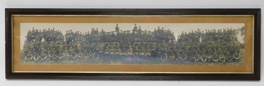 A British Colonial photo Co photograph of an Army regiment, marked 34-36 Castle Street Salisbury, a - Image 10 of 10