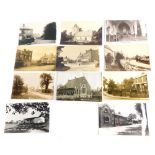 Various 20thC Lincolnshire Reepham postcards, Church, Manor House, various early street scenes and h