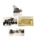 Various 20thC Lincoln city postcards, photographic prints, etc., Foster Prince Bert traction engine