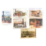 Various 20thC Lincoln city postcards, Clayton & Shuttleworth advertising cards, for thrashing machin