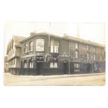 A 20thC Lincoln city postcard, Original Green Dragon Hotel front.