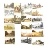 Various 20thC Lincolnshire postcards, villages, Canwick, street scene, various others, Washingboroug