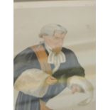 A SPY print, Judge, after Stenberg, figure of a gentleman, Pre-Raphaelite print, etc. (4)