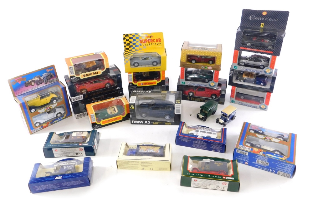 Various boxed diecast vehicles, Cararama boxed car, 4cm high, others, Alfa Romeo, Ferrari F-50, BMW