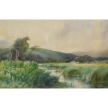 John Fullwood (1854-1931). And Nature Drove Me To ...., watercolour, signed, 70cm x 94cm. Indistinct