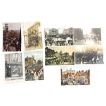 Various 20thC Lincolnshire Lincoln City postcards, High Street, S Patton shop front, Salter & Salter