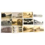 Various 20thC Lincolnshire Bracebridge Heath postcards, Grantham Road, children before John Bull Inn