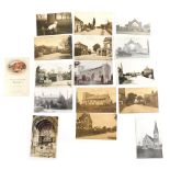 Various 20thC Lincolnshire postcards, Bassingham, Thorpe-on-the-Hill, Auborn, Bassingham High Street