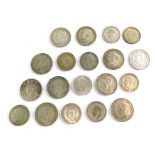 Various coins, pre 1946 half crowns, florins, etc., approximately 239g. (a quantity)