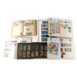 Various stamps, an Improved Postage stamp album, various other albums, GB collectors stamps, Fifta,