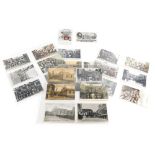 Various 20thC Lincoln city postcards, Stonebow, Battle & Co shop front, Ruddock publishing Saltergat