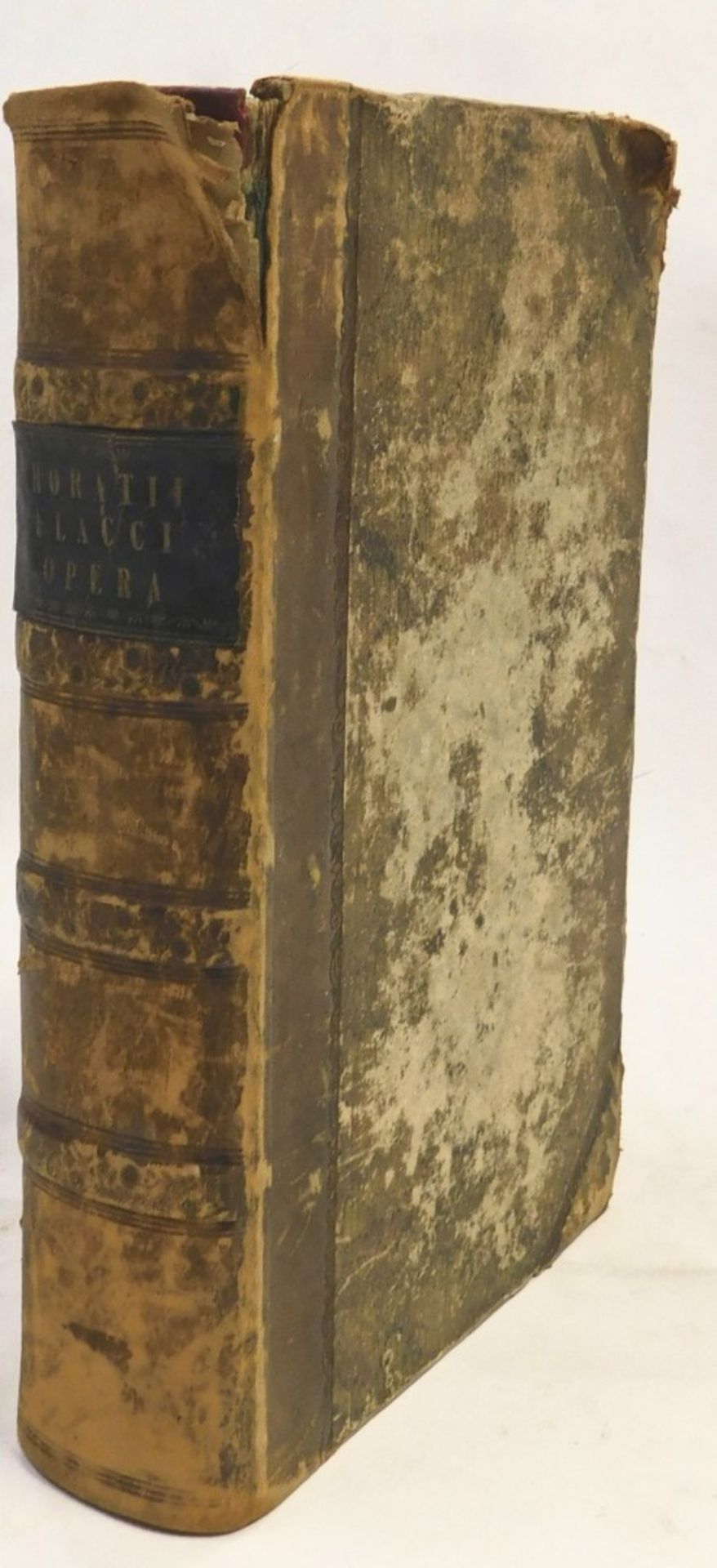 Book, Zeunius (Carolus) Q.Horath Flacci Eclogae Cum Scholiis Veteribus, London 1826, calf boards.