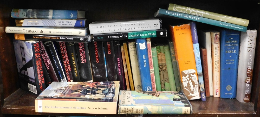 Various books, Historical history and others, to include Pevsner (Nikolaus), Worcester, Warwickshire