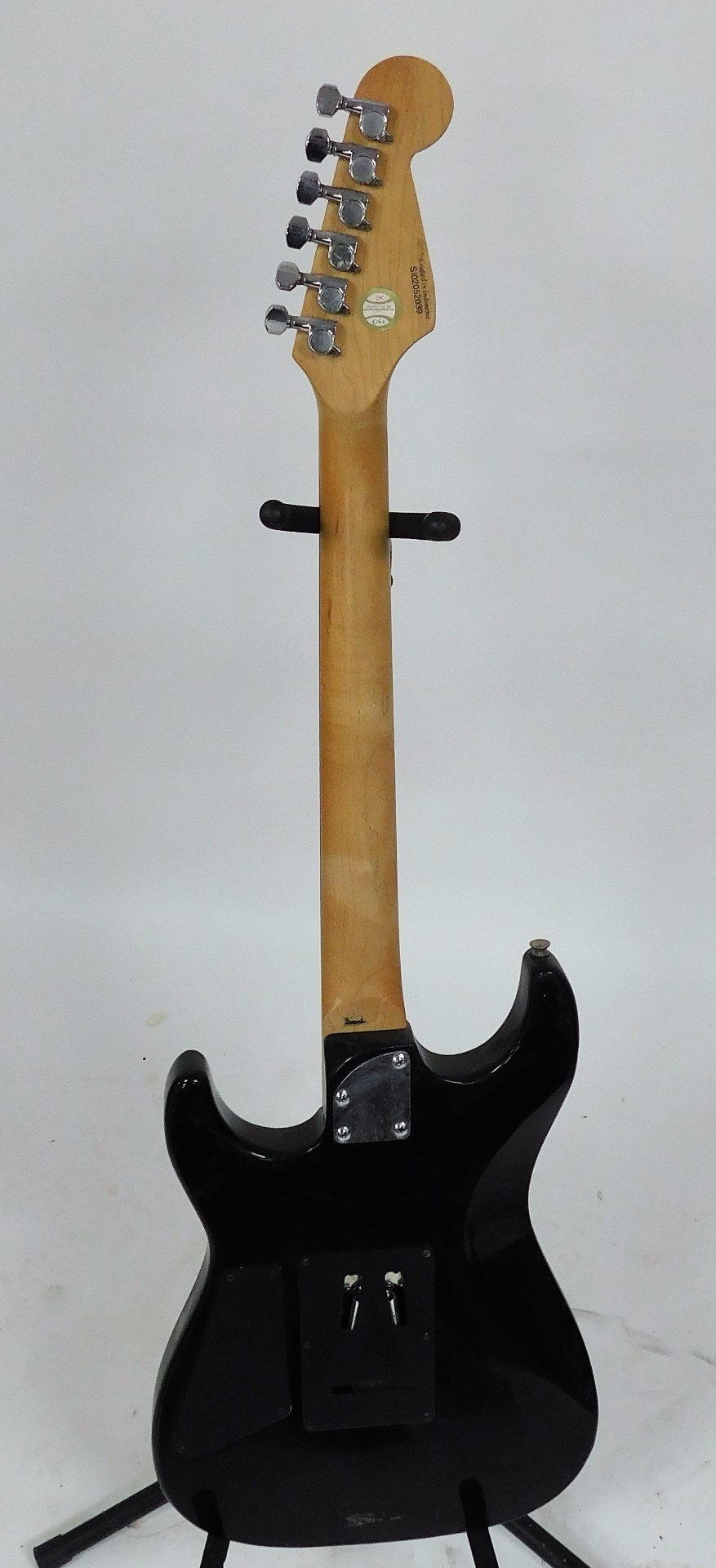 A Fender Squier Showmaster electric guitar, with black body, number SI02052039. - Image 3 of 3