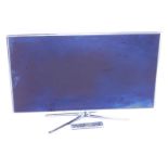 A Samsung 40" flat screen television, type number UE40D7000, with lead and remote.
